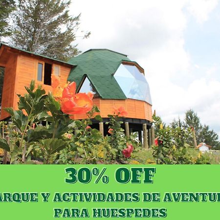 Glamping Y Chalet Aventura Park Villa De Leyva La Periquera Exteriér fotografie