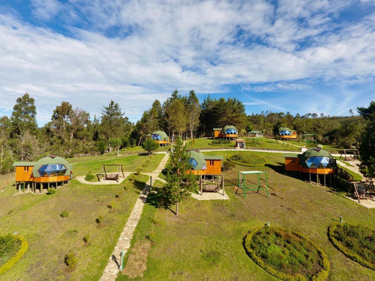 Glamping Y Chalet Aventura Park Villa De Leyva La Periquera Exteriér fotografie