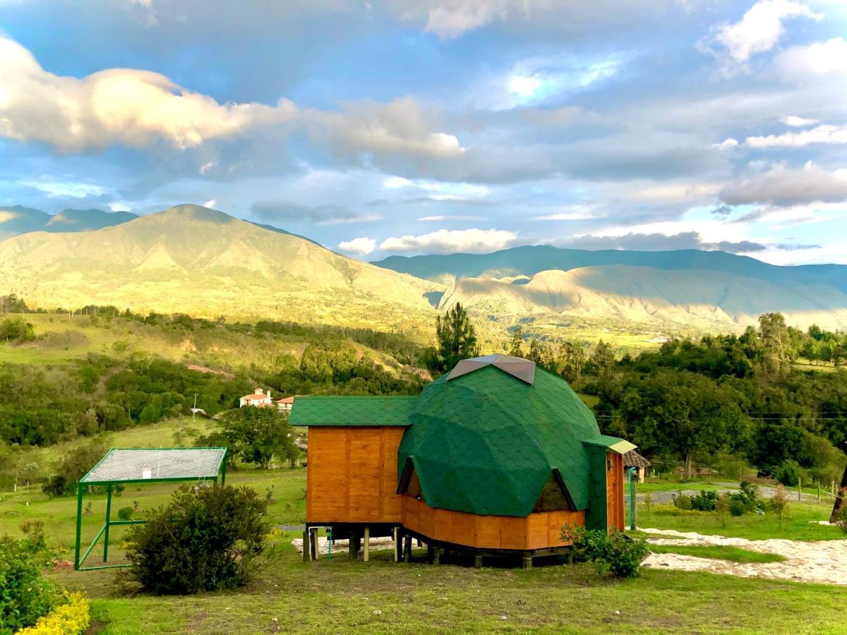 Glamping Y Chalet Aventura Park Villa De Leyva La Periquera Exteriér fotografie