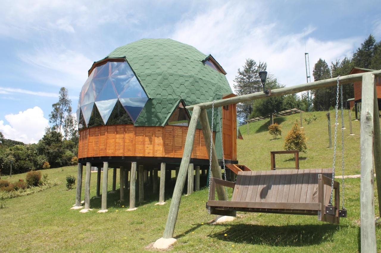 Glamping Y Chalet Aventura Park Villa De Leyva La Periquera Exteriér fotografie