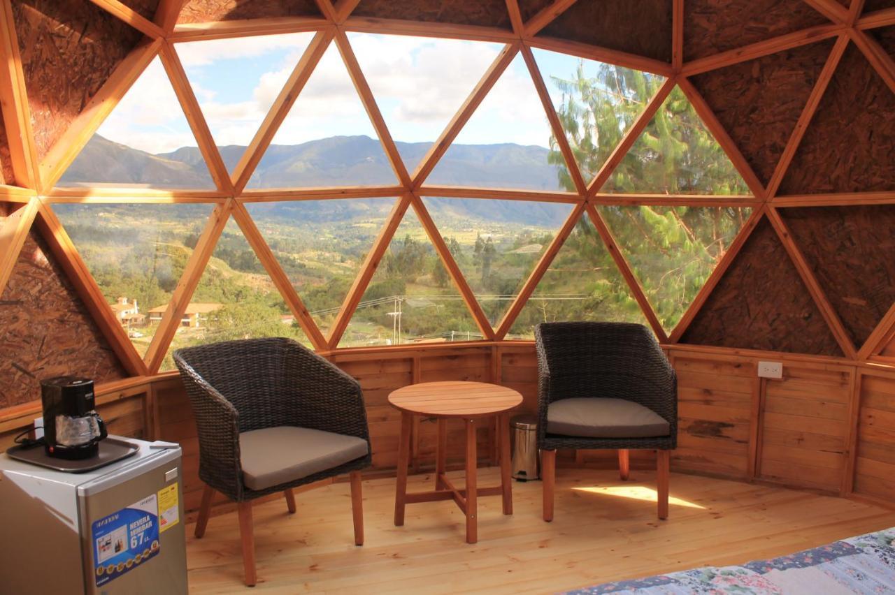 Glamping Y Chalet Aventura Park Villa De Leyva La Periquera Exteriér fotografie
